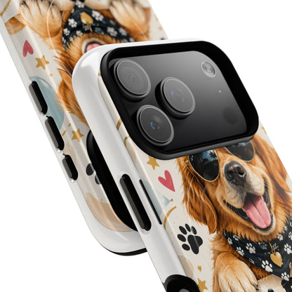 Phone Case — “My Dog Is My Therapist” Cute Dog Magnetic Tough Case by Printify