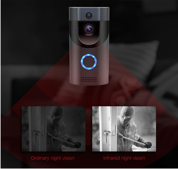 Home alarm smart wifi video doorbell wireless video intercom doorbell mobile phone remote video sea H1 program by Baldwin Baby Company