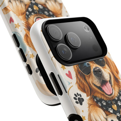 Phone Case — “My Dog Is My Therapist” Cute Dog Magnetic Tough Case by Printify