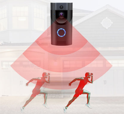 Home alarm smart wifi video doorbell wireless video intercom doorbell mobile phone remote video sea H1 program by Baldwin Baby Company