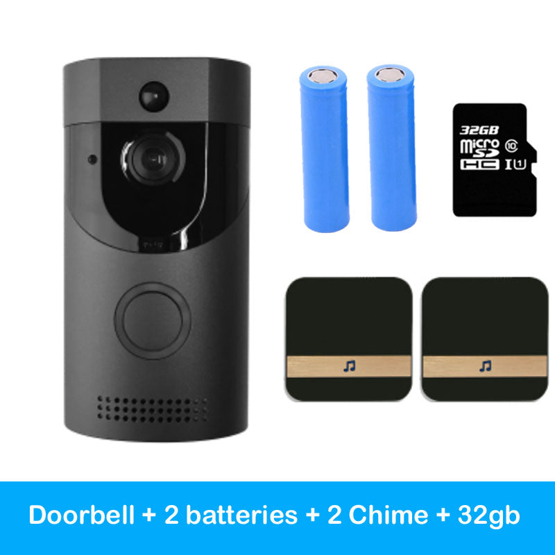 Home alarm smart wifi video doorbell wireless video intercom doorbell mobile phone remote video sea H1 program by Baldwin Baby Company