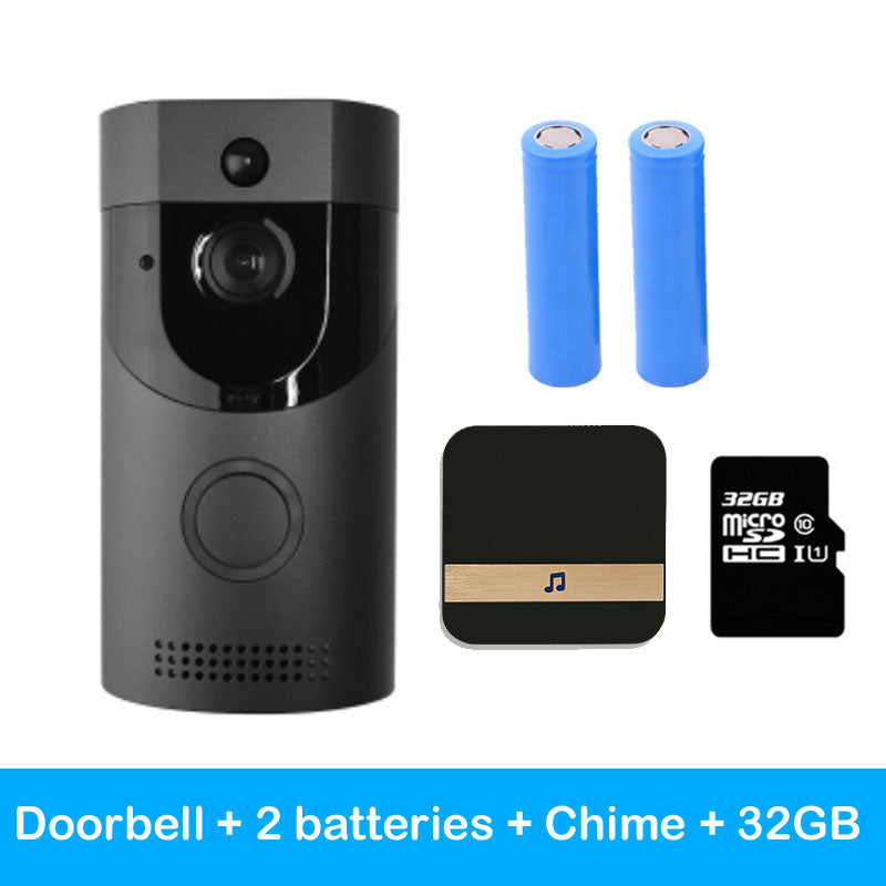 Home alarm smart wifi video doorbell wireless video intercom doorbell mobile phone remote video sea H1 program by Baldwin Baby Company