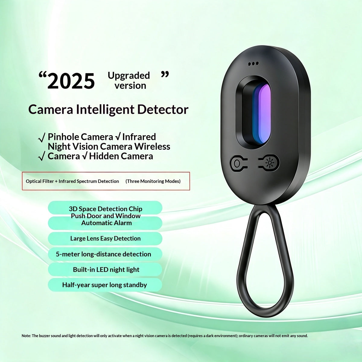 Smart Detector Hotel Camera Detection Alarm Infrared Detection Gadget by Baldwin Baby Company
