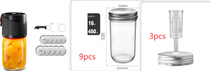 Electric Mason Jar Vacuum Machine Automatic Capper by Baldwin Baby Company