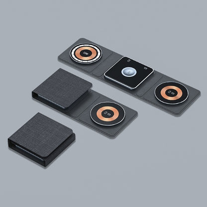 3 In 1 Magnetic Folding Wireless Charger Station For Apple Watch AirPods Phone by Baldwin Baby Company