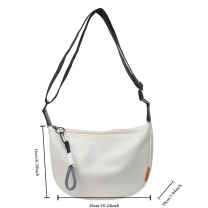 Nancy Tino Nylon Crossbody Bag Women Wide Strap Hobo Purse by Dralexda Shop