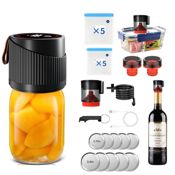 Electric Mason Jar Vacuum Machine Automatic Capper by Baldwin Baby Company